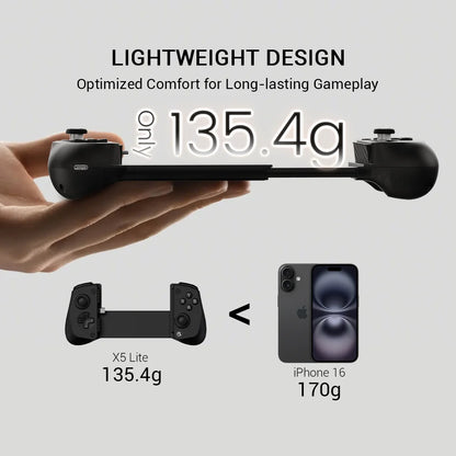 GameSir X5 Lite Mobile Gaming Controller – Hall Effect No Drift Controller for Android & iPhone15 and up USB-C