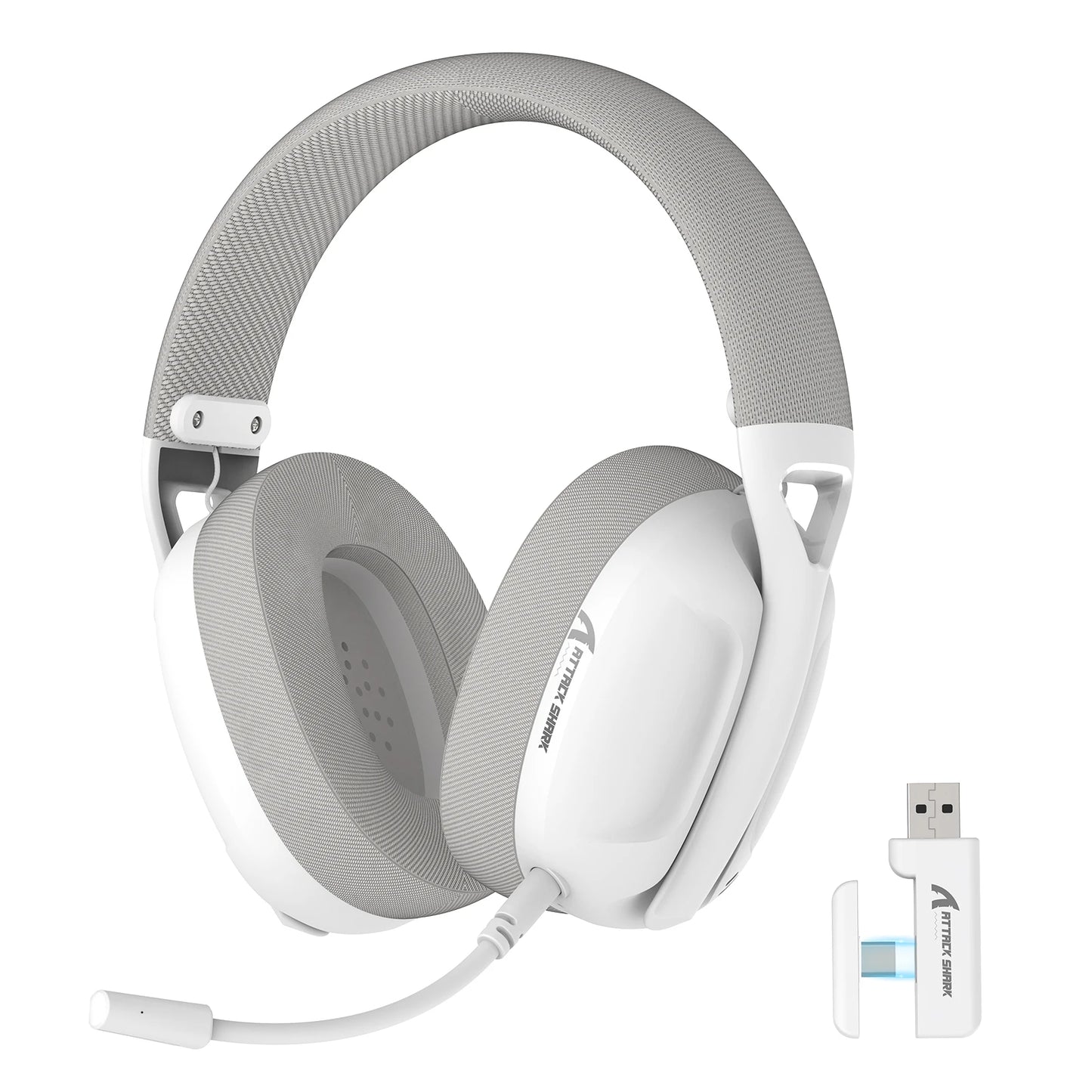 ATTACK SHARK L80 Tri-Mode Wireless Gaming Headset – Ultra-Light Headphones for PC PS5 Xbox Switch