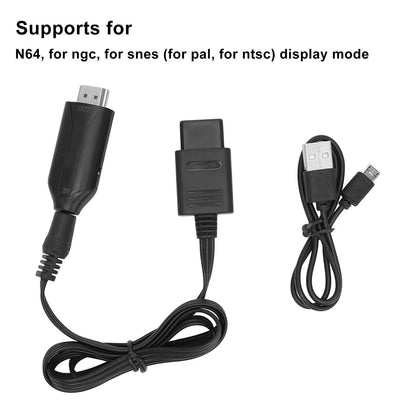N64 SNES GameCube to HDMI Converter | 1080P Plug & Play Video Adapter
