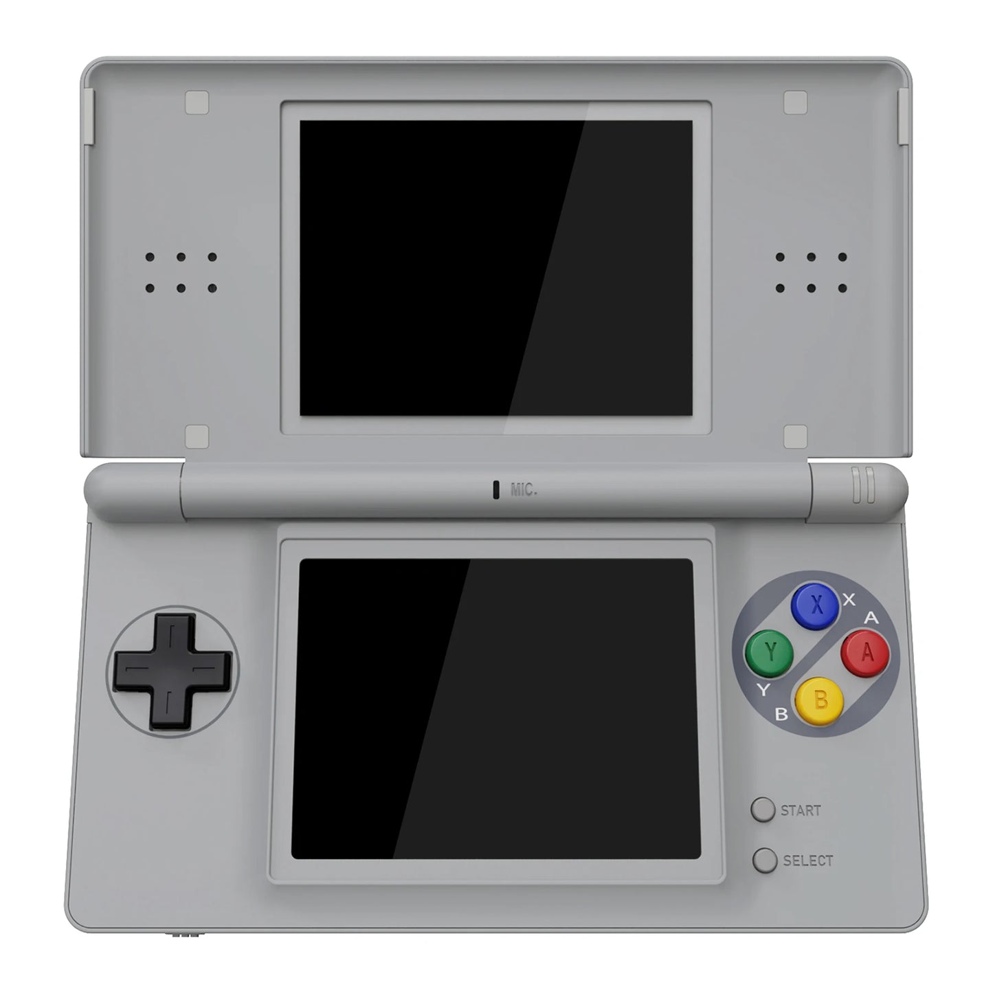 eXtremeRate Nintendo DS Lite Full Housing Shell – Replacement Case Cover with Buttons & Screen Lens for NDSL