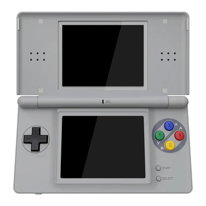 eXtremeRate Nintendo DS Lite Full Housing Shell – Replacement Case Cover with Buttons & Screen Lens for NDSL