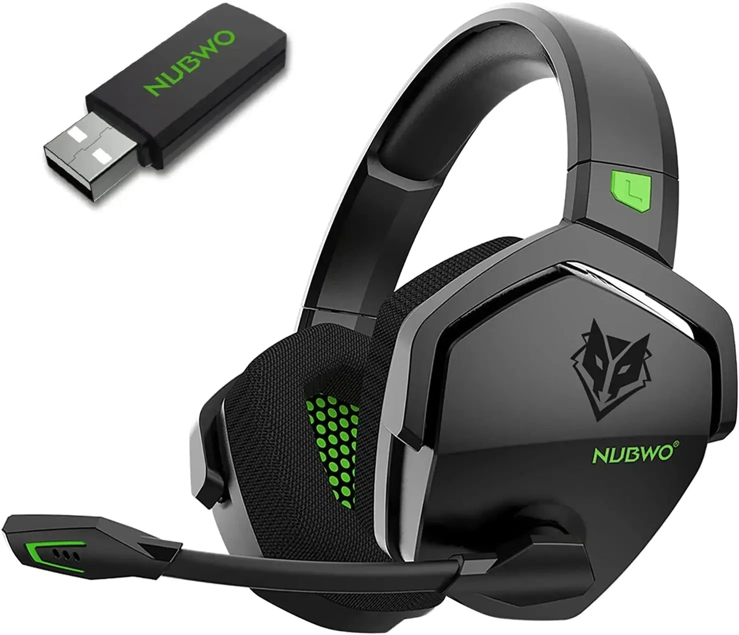 NUBWO G06 Wireless Gaming Headset | 2.4G 7.1 Surround ENC Mic