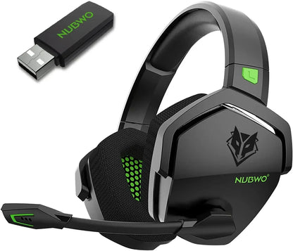 NUBWO G06 Wireless Gaming Headset | 2.4G 7.1 Surround ENC Mic