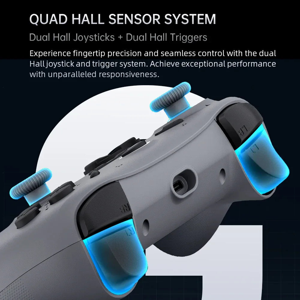 MACHENIKE G1 Wireless Gaming Controller – 1K Polling Rate | Hall Effect Joysticks & Triggers | Switch / PC / iOS / Android - TechTastic Treasures