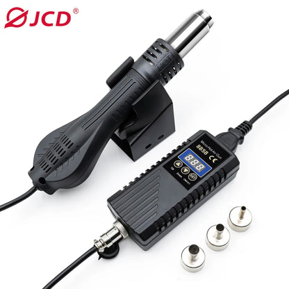 8898 2-in-1 Soldering Station Hot Air Gun & Iron – Digital Display Rework Tool for BGA SMD PCB Phone Repair