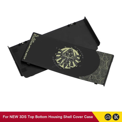 Black | White DIY AE Faceplate Set for New Nintendo 3DS - TechTastic Treasures