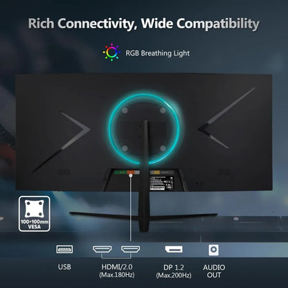 Z-Edge UG30 30” Curved Ultrawide Gaming Monitor – 1080P, 144Hz / 200Hz, 1ms MPRT