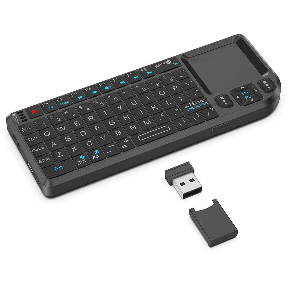 MRSVI A8 Mini Wireless Keyboard with Touchpad – 2.4G Backlit Air Mouse for Android TV & PC