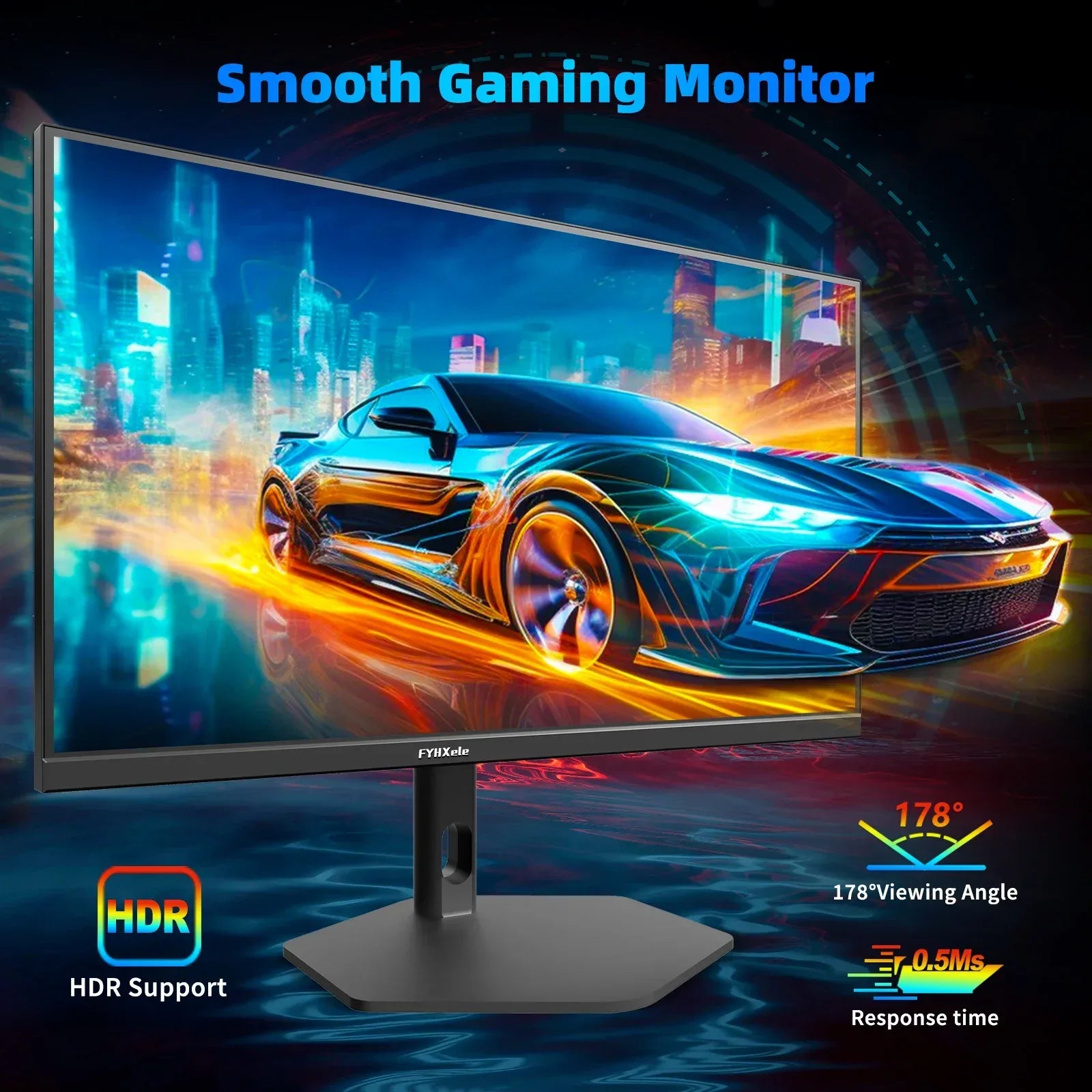 FYHXele 27-Inch 380Hz Gaming Monitor – 1080P IPS, 0.5ms GTG, FreeSync &amp; HDR Support - TechTastic Treasures