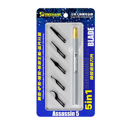 MECHANIC Assassin 5 Degumming Blade Set | IC CPU Phone Repair Tools