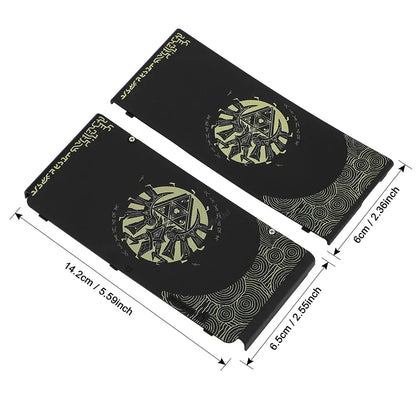 Black | White DIY AE Faceplate Set for New Nintendo 3DS - TechTastic Treasures