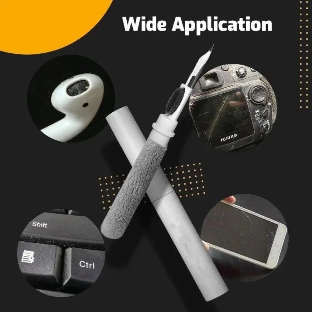 Bluetooth Earbuds Cleaning Tool Kit for AirPods Pro – 3-in-1 Brush Pen Cleaner for Earphones & Charging Case (1–3PCS)