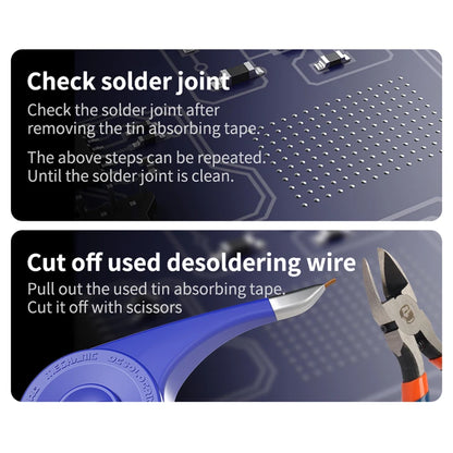 MECHANIC SR20 Desoldering Braid | Solder Wick Tin Remover 1.0–3.5mm
