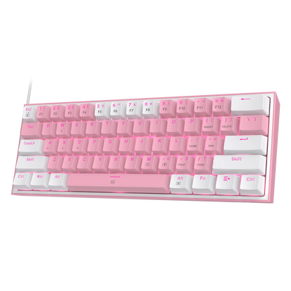 Redragon K617 Fizz 60% Mechanical Keyboard | RGB Hot-Swap Red Switch