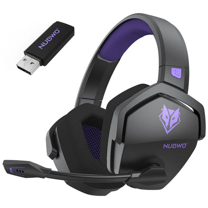 NUBWO G06 Wireless Gaming Headset | 2.4G 7.1 Surround ENC Mic