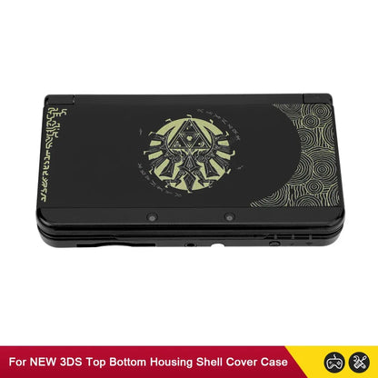 Black | White DIY AE Faceplate Set for New Nintendo 3DS - TechTastic Treasures