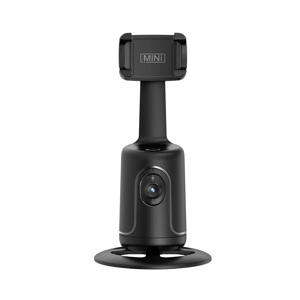 360° Auto Tracking Gimbal Selfie Stick Tripod – AI Face Tracking Phone Holder for Live Streaming & Video