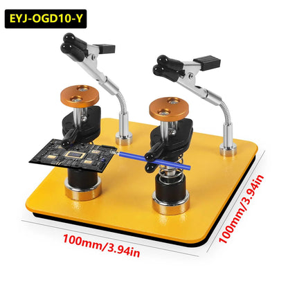 Magnetic Helping Hand Soldering Tool | Flexible Third Hand w/ Clips