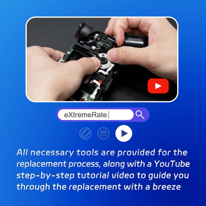 eXtremeRate Back Paddle Replacement Magnetic Module Kit – PS5 Edge Controller Repair Parts (Without Back Paddle) - TechTastic Treasures
