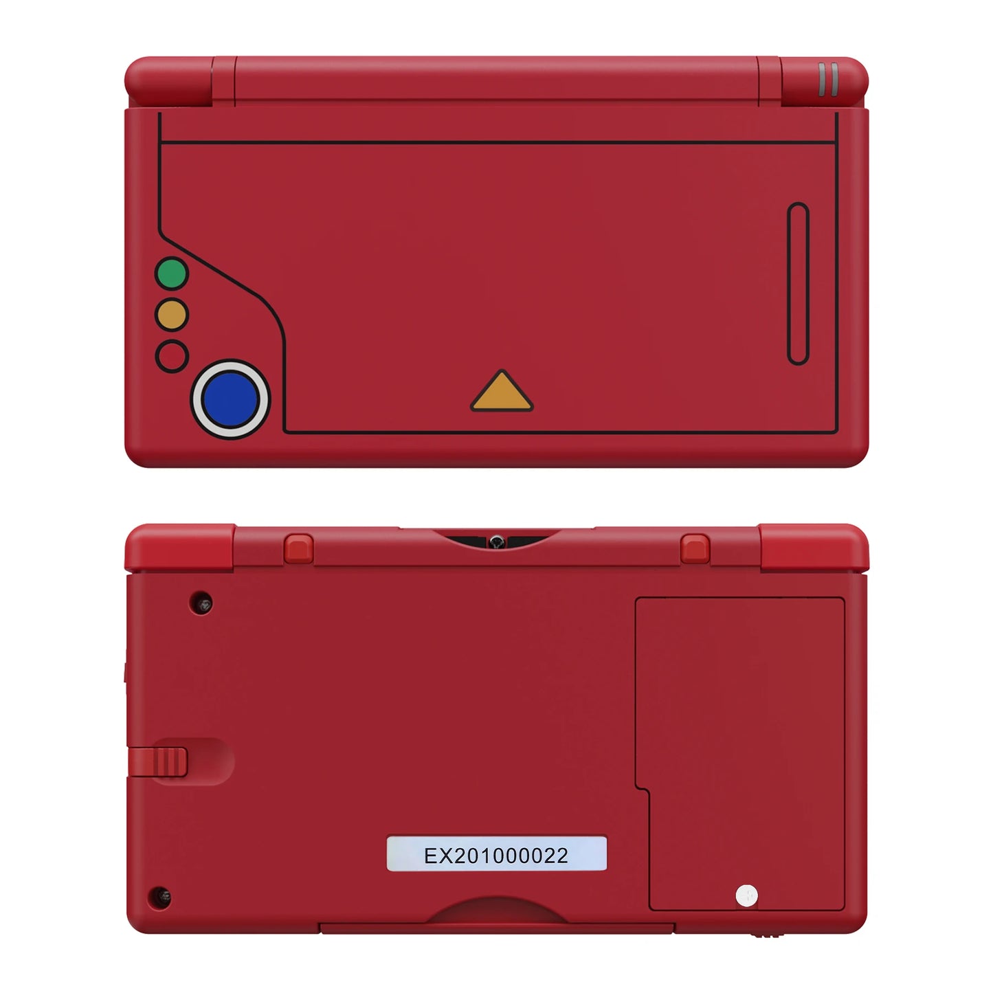 eXtremeRate Nintendo DS Lite Shell Monster Index – Full Housing Replacement Case with Buttons & Screen Lens