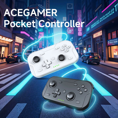 AceGamer Pocket Controller | 1000Hz Hall Joystick Bluetooth Gamepad