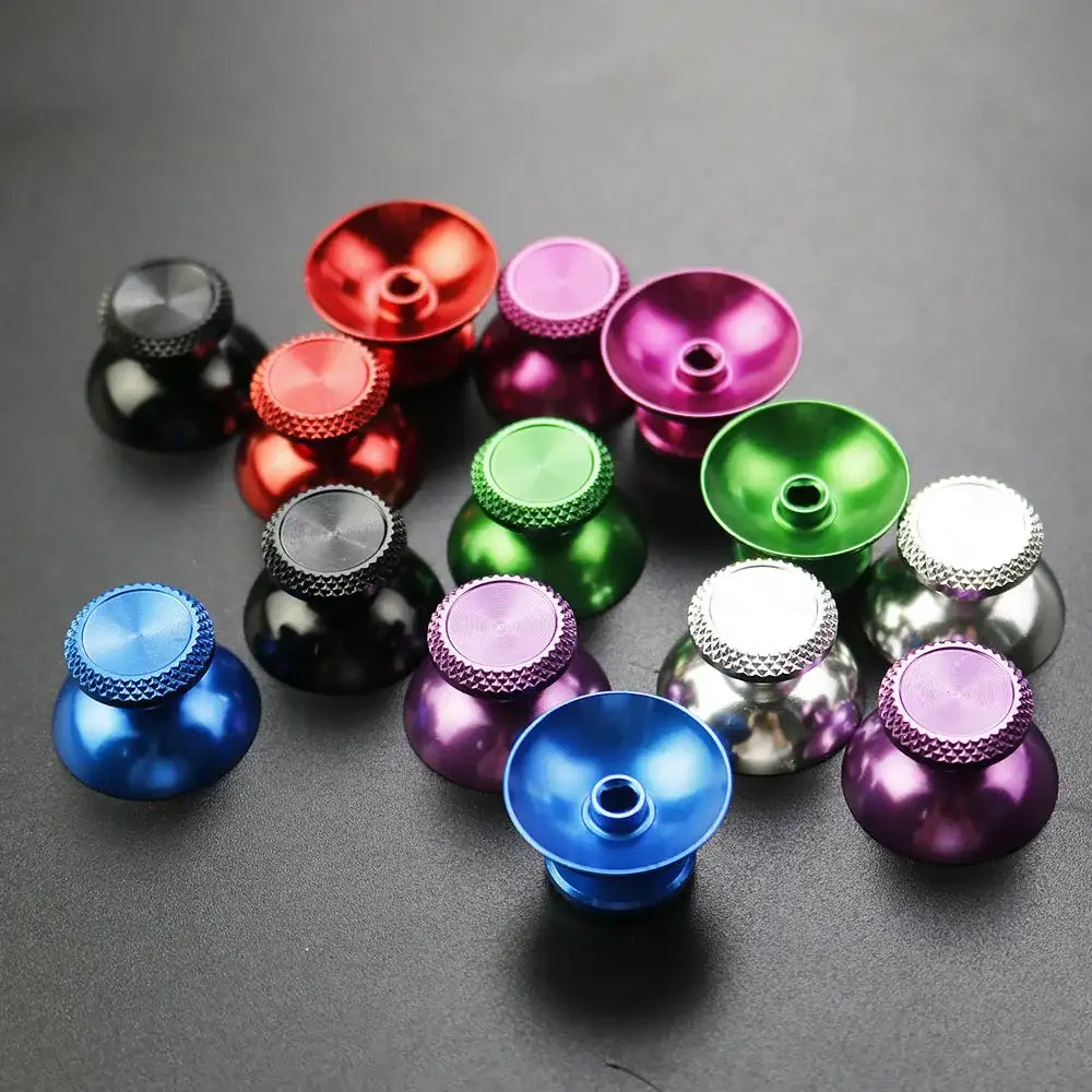 YUXI Metal Analog Joystick Thumb Stick Grip Caps for PS5 Controller (2PCS)