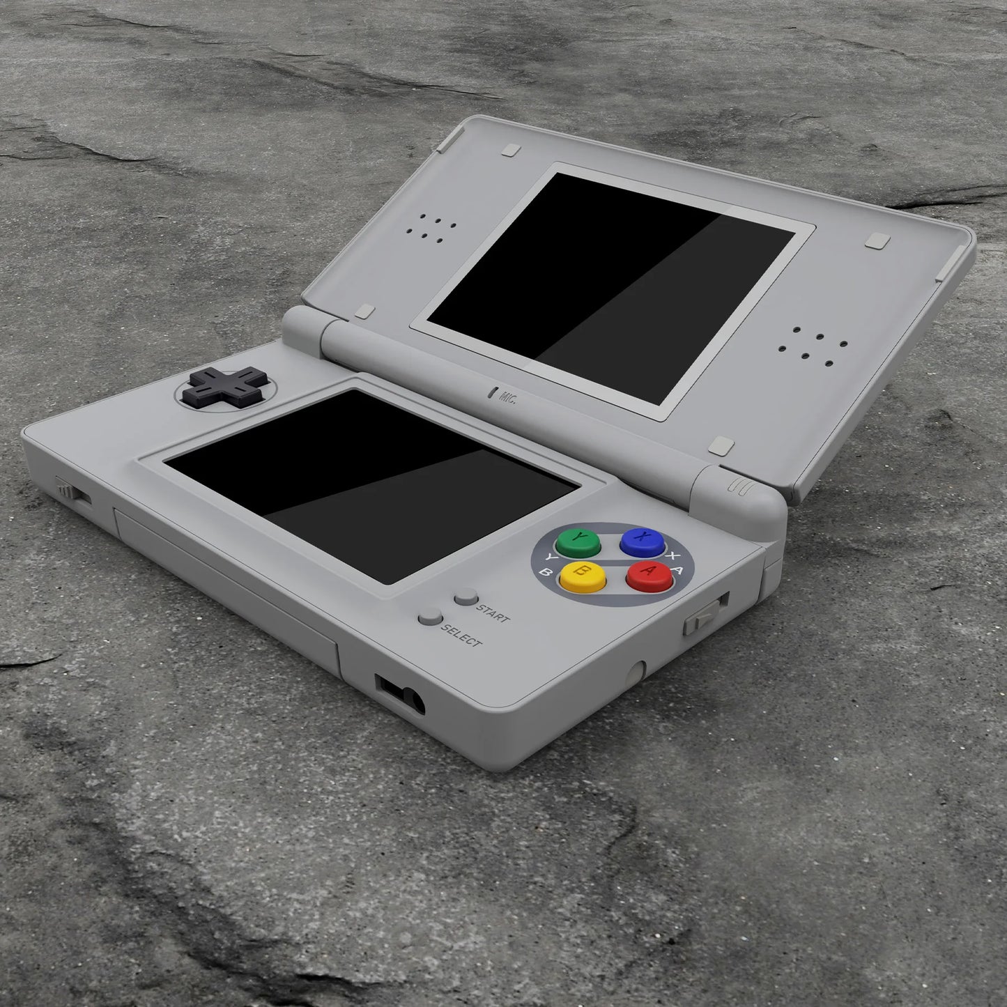 eXtremeRate Nintendo DS Lite Full Housing Shell – Replacement Case Cover with Buttons & Screen Lens for NDSL