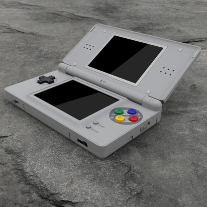 eXtremeRate Nintendo DS Lite Full Housing Shell – Replacement Case Cover with Buttons & Screen Lens for NDSL