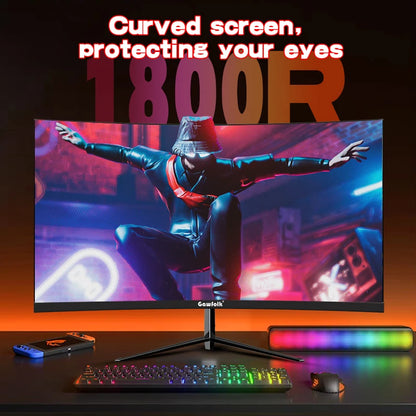 Gawfolk 32” Curved Gaming Monitor – 240Hz Full HD (1800R)