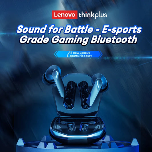 Lenovo GM2 Pro Wireless Gaming Earbuds – Touch Control, Bluetooth, HiFi Stereo