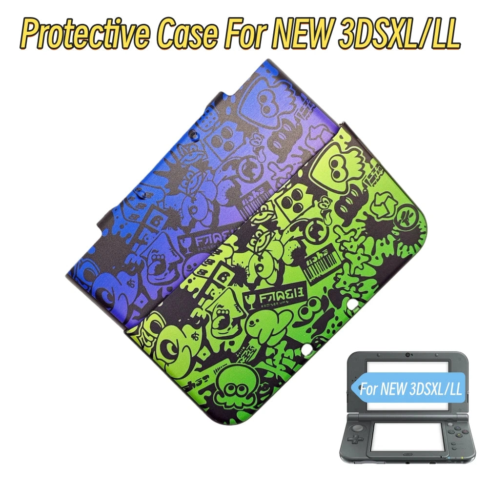 Hard Shell Protective Case for New 3DS XL / LL – Split Type Full Cover Scratch-Resistant Snap-On Shell