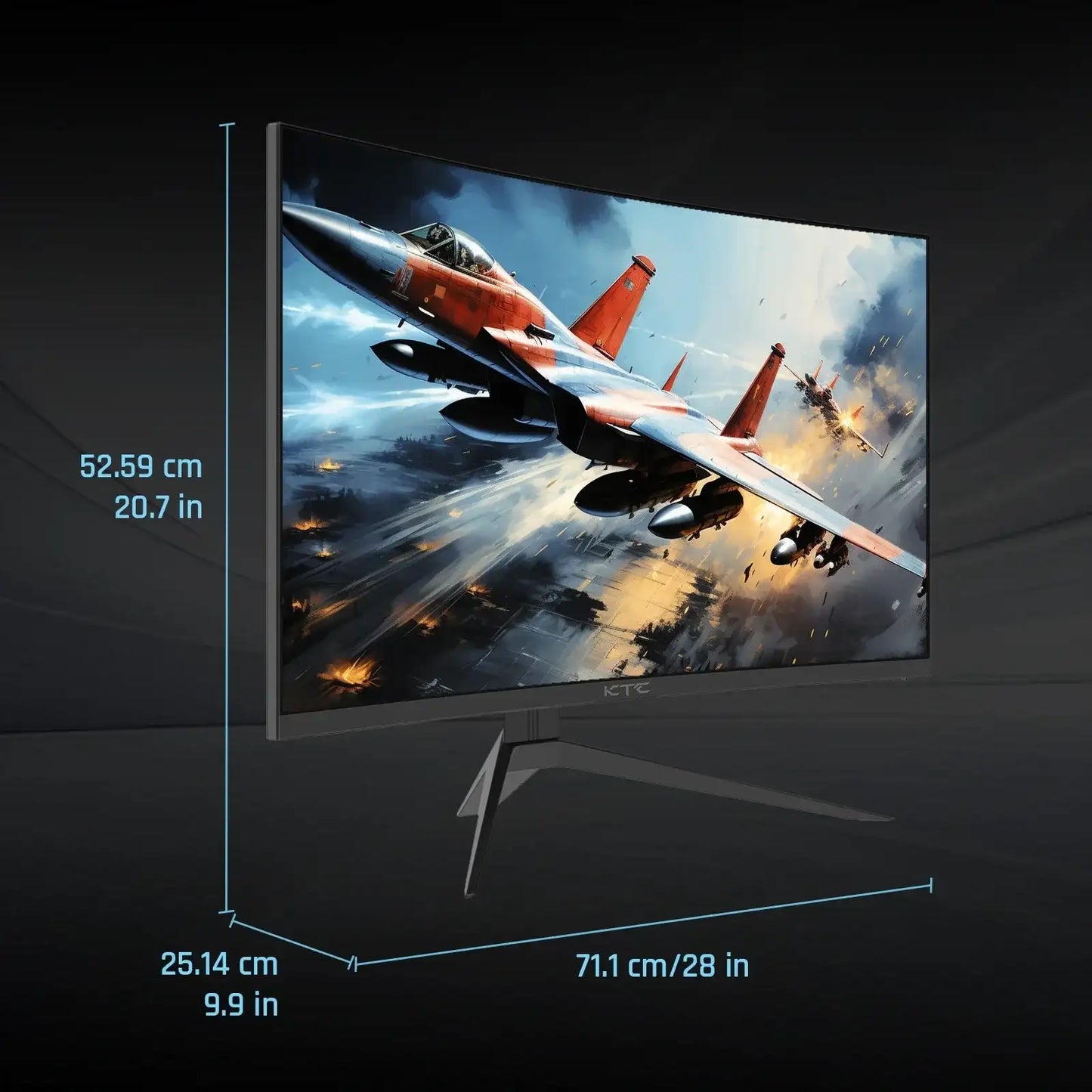 KTC 32-Inch 240Hz Curved Gaming Monitor – 1500R, 1080P, HDR10, FreeSync/G-Sync Compatible - TechTastic Treasures