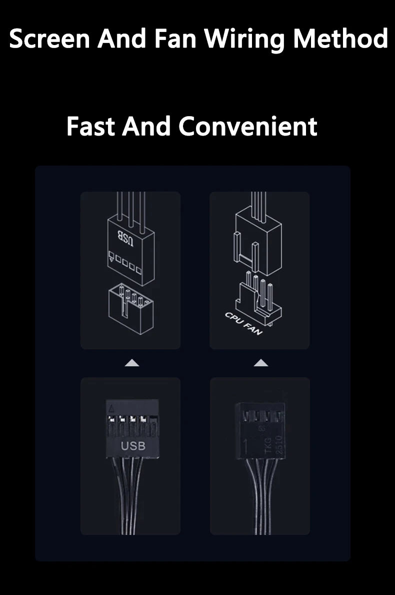 COOLLEO B60T LCD CPU Cooler – Dual-Tower Air Cooling with 2.8