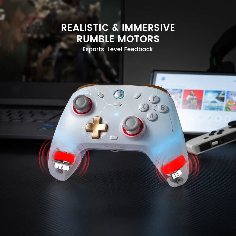 GameSir Cyclone 2 Wireless Controller – Bluetooth Gamepad for Nintendo Switch 2, iPhone & Android with Hall Effect Triggers - TechTastic Treasures