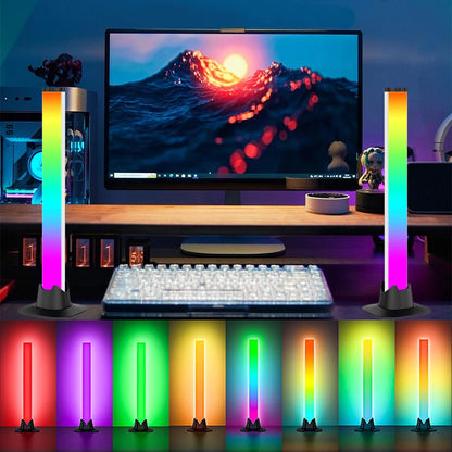 Wiscolor RGB LED Atmosphere Lights – WiFi Bluetooth Smart Gaming Lights with App Control & Music Sync