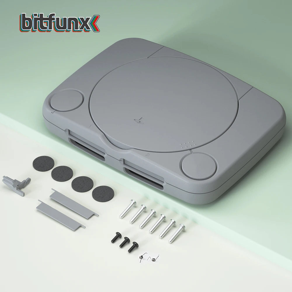 Bitfunx Transparent Replacement Shell for PlayStation PS One
