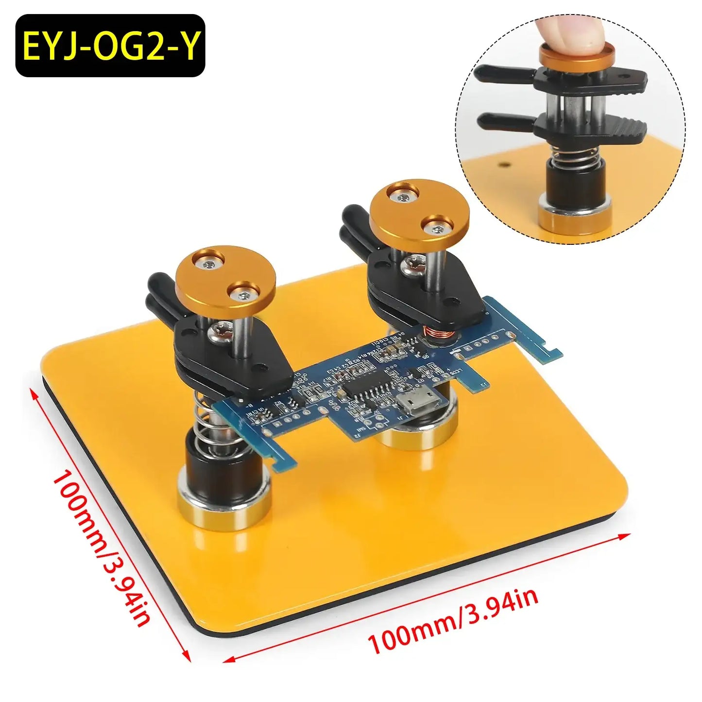 Magnetic Helping Hand Soldering Tool | Flexible Third Hand w/ Clips