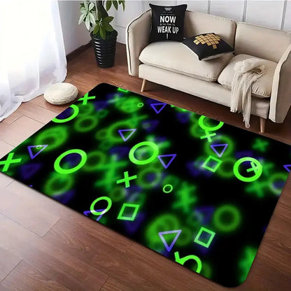 Xbox Gaming Area Rug | Large Non-Slip Washable Carpet for Gaming Room