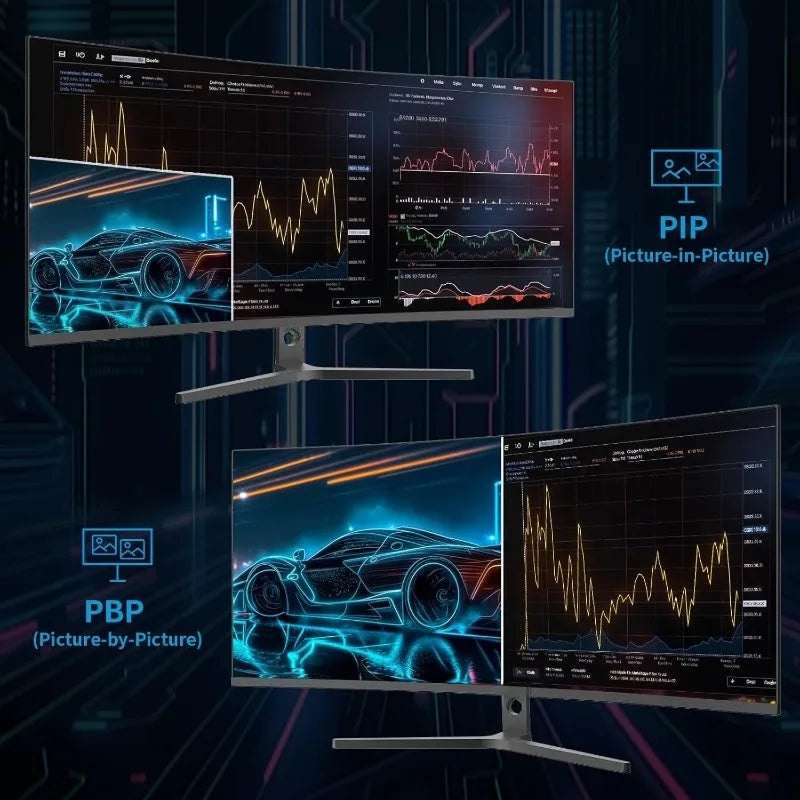 34” Curved Ultrawide Gaming Monitor – UWQHD 3440×1440, 165Hz, 1500R, HDR