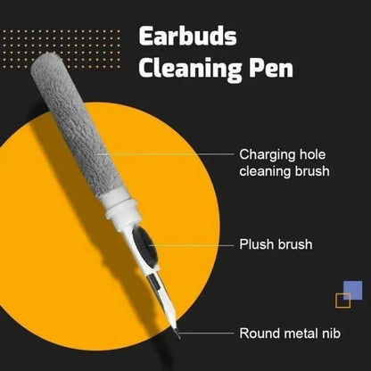 Bluetooth Earbuds Cleaning Tool Kit for AirPods Pro – 3-in-1 Brush Pen Cleaner for Earphones & Charging Case (1–3PCS)