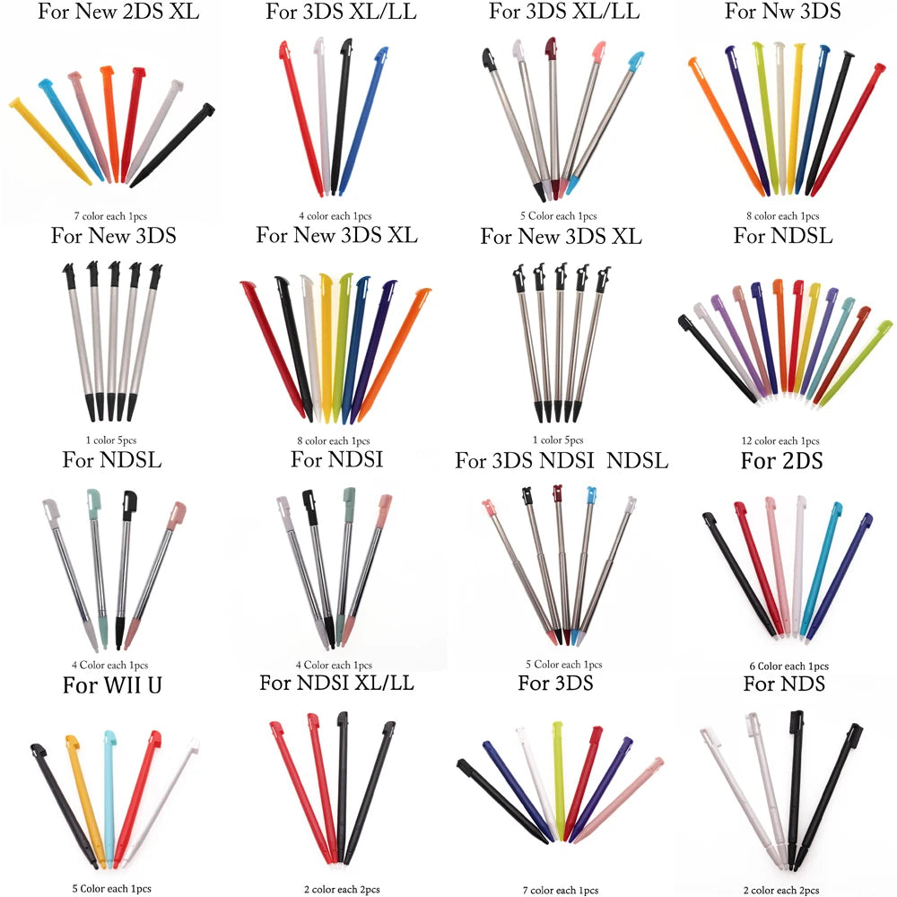 Nintendo DS Stylus Pen Set | NDS NDSi 2DS 3DS XL Wii U Touch Pen