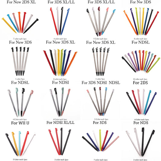 Nintendo DS Stylus Pen Set | NDS NDSi 2DS 3DS XL Wii U Touch Pen