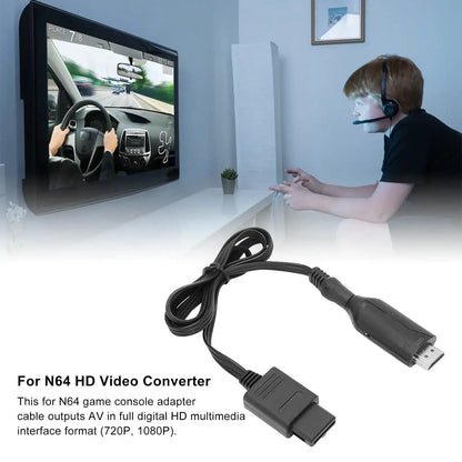 N64 SNES GameCube to HDMI Converter | 1080P Plug & Play Video Adapter