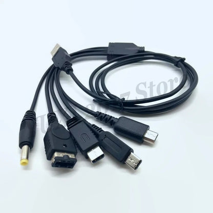 5-in-1 USB Charging Cable for Nintendo & PSP – Multi-Console Charger