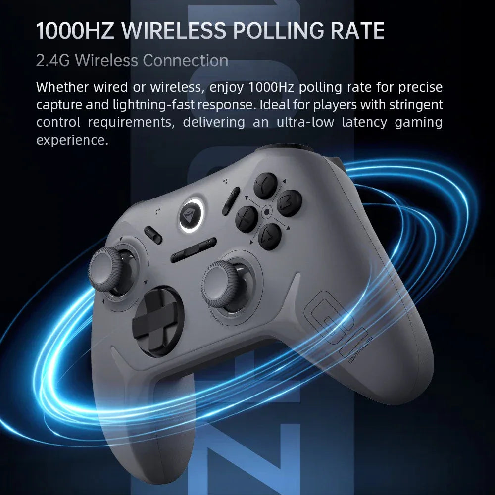 MACHENIKE G1 Wireless Gaming Controller – 1K Polling Rate | Hall Effect Joysticks & Triggers | Switch / PC / iOS / Android - TechTastic Treasures