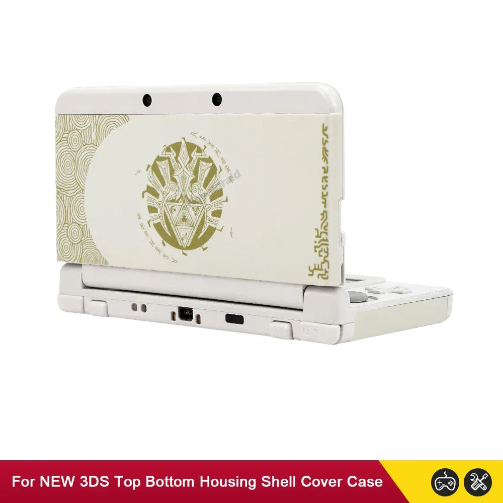 Black | White DIY AE Faceplate Set for New Nintendo 3DS - TechTastic Treasures