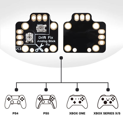 Gamepad Joystick Drift Repair Board Mod – For PS4, PS5 & Xbox Controllers (1–30PCS)