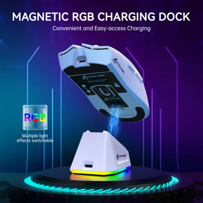 ATTACK SHARK X11 Wireless Gaming Mouse – 22K DPI PAW3311 Sensor RGB Lightweight Rechargeable Mouse