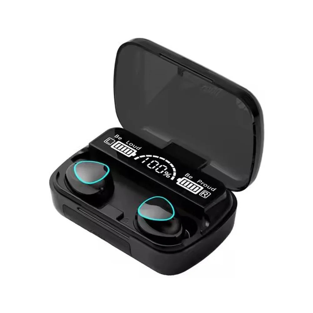 M10 Wireless Bluetooth Earbuds | Sports Gaming Headset Power Bank