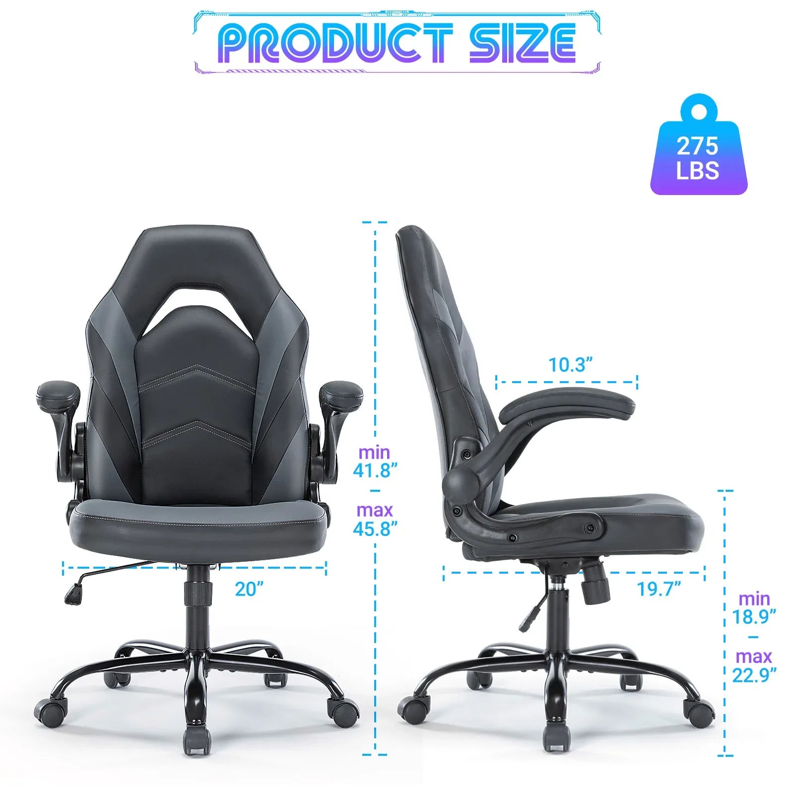 JHK Ergonomic Office & Gaming Chair – Comfort, Style, and Performance in One - TechTastic Treasures